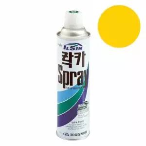 일신 락카 스프레이 황색 420ml 일신케미칼 일신