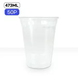 PET(473ml 일회용투명컵 커피컵 투명컵 아이스컵 테이크아웃컵 50P)