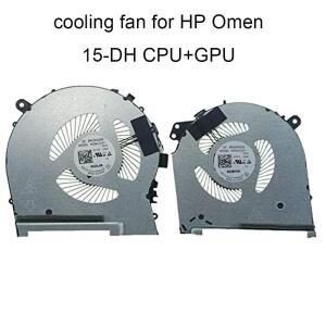 HP호환 Omen 15-DH 용 컴퓨터 팬 DH002NR TPN-C143 L64443 L57329 001 GPU 냉각 라디에이터 DV12 18L05 06