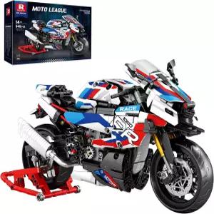 Reobrix 모터사이클 1000 RR 테크닉 빌딩 세트 1 8 스케일 모델 키트 스탠드가 있는 949 PCS 수집형