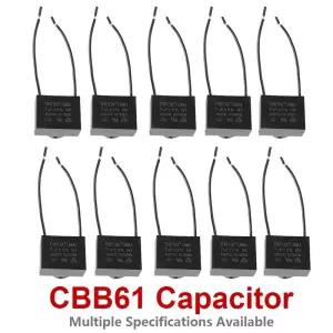 선풍기콘덴서 CBB61 팬 커패시터 450V 천장 모터 실행 직사각형 1uf12uf15uf2uf25uf3uf35uf4uf5uf6uf