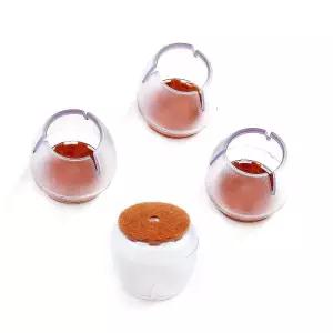 의자 발커버 4p세트 25 29mm 이사 새집 양말 패드 바닥보호 체어슈즈 소음 긁힘방지 식탁 가구