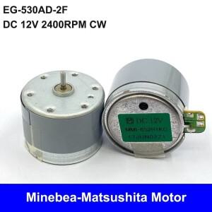 Minebea-Matsushita MMI-6S2R1KC 전기 모터 2400RPM 35mm EG-530AD-2F DC 12V CW 캡스턴 테이프 데크 오디