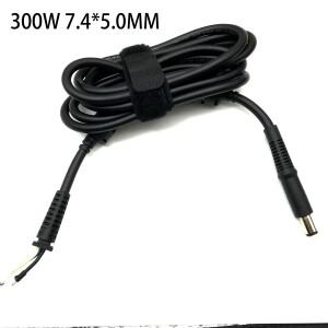 330W 7.4x5.0mm 수 핀 DC 전원 코드 19.5V 16.9A 충전 케이블 델 노트북용 외계인 1.8m