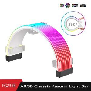 PC 전원 공급 장치용 ARGB 동기화 보드 24핀 GPU 그래픽 카드 8핀 케이블 및 섀시 조명 네온 LED 스트립
