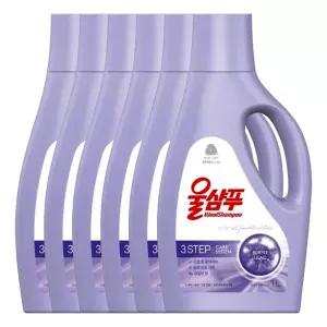 애경 울샴푸 퍼플라일락 용기 1L X 6개