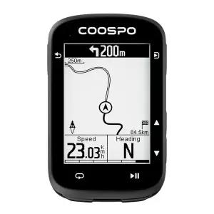 COOSPO CS500 GPS 자전거 컴퓨터 사이클링 주행 거리계 무선 자전거 속도계 경로 탐색 사이클 스톱워치 ANT