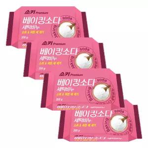 소키 프리미엄 베이킹소다 세탁비누 200g X 4개