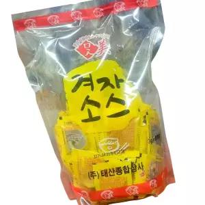 맛미 겨자소스 일회용 600g 6개 소분겨자 대용량