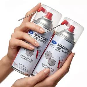 국산오일스프레이NH-51미싱기름베어링기계윤활유420ml