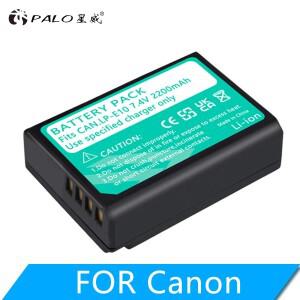 2200mAh LP-E10 LP 카메라 배터리 Canon EOS 1100D 반란군 T3 T5 T6 KISS X50 X70