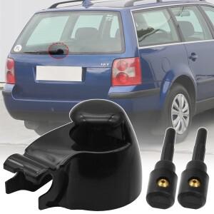 후방 윈드 스크린 와이퍼 암 로커 볼트 커버 캡 와셔 제트 노즐 VW 파사트 왜건 3B5 3B6 1997 - 2001
