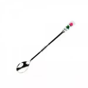 [골드스마일]WL 롱 티스푼 로즈장미 10세트 19.5cm 손님용스푼
