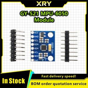 XRY 1pcs GY521 MPU6050 IIC 인터페이스 Arduino 용 3 축 아날로그 자이로 스코프 센서 가속도계 호환 모