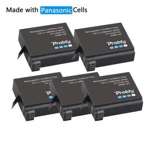 고프로 히어로 4 교체용 리튬 이온 충전식 배터리 4 AHDBT-401 액션 카메라 1680mAh