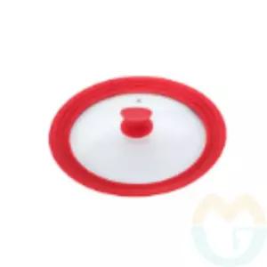 실리콘 멀티뚜껑 레드 26CM-30CM 냄비커버 프라이팬덮개 후라이팬덮게 냄비덮개 프라이팬커버