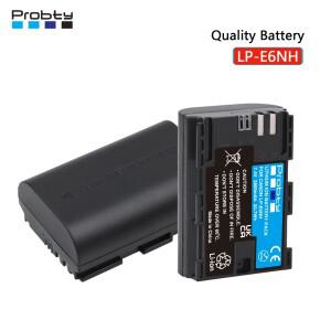 Canon LP-E6 5D mark III 7D M EOS R5 R6 5DS R 6D 80D 90D용 완전히 디코딩된 2800mAh 배터리