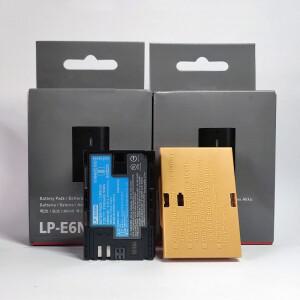 호환 LP-E6NH 2130mAh 배터리 (캐논 EOS R R5 R6 5D Mark IV III 6D 7D 90D 80D 60Da 용)