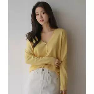 FRENCHCHIC 프리미엄 소프트 텐션 니트가디건_54CA1958