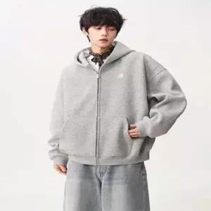 남사친 캐주얼 가을 후드 집업 가디건 프린트 카디건 트레이닝 OP3