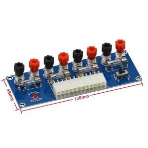XH-M229 HU-M28 데스크탑 PC 섀시 전원 ATX 어댑터 보드 공급 회로 콘센트 모듈로 전송 24핀 출력 터미널