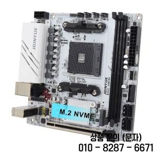 징웨 B550i 게이밍 미니 ITX 메인보드 DDR4 메모리 지원 AM4 라이젠 5600GT/5600/5700X PCIe 4.0 듀얼 M.2