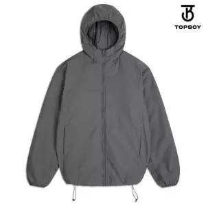 오버핏 후드 헤비 하이넥 쉘 패딩 점퍼 (TC036)