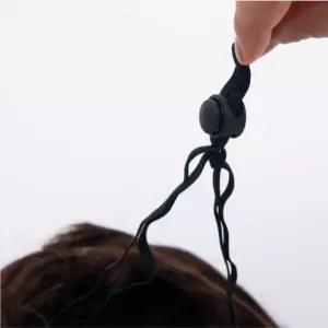 강아지 가발 애견 고양이 반려동물 단발 촬영 소품 턱끈 조절 코스튬