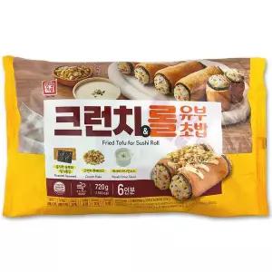 [NS홈쇼핑]코스트코 한성기업 크런치 & 롤 유부초밥 720g(6인분) 소스 포함..[35944784]