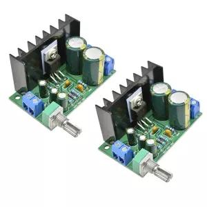 하이렛고 2pcs TDA2050 모노 오디오 앰프 모듈 디지털 보드 AMP DC/AC 5-24V 스피커 출력 5W-120W