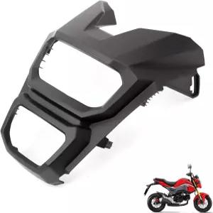 모쿠오 모터사이클 블랙 ABS 차체 헤드라이트 커버 혼다 그롬 Msx125 SF 2016-2020 페어링 키트 부품 장착
