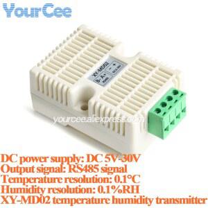 XY MD02 감지 신호 센서 아날로그 트랜스미터 모듈 SHT40 MODBUS 습도 RS485 온도