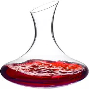 Wlass 와인 디캔터 1100ml / 37.2온스 레드 핸드 블로우 무연 크리스탈 카라페 화이트 소형 우아한 디자인
