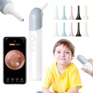Qimic 무선 오토스코프 이어 카메라 - 1080P WiFi LED 조명 6개 포함 10가지 색상의 반려동물 및 액세서리