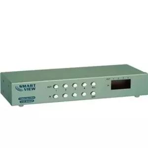모니터선택기 모니터 분배기 4대4 매트릭스 STEREO VGA RGB 1U