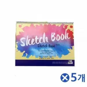 신학기 8절 스케치북 드로잉 스프링 스케치북 미술용 사생 학원 그림