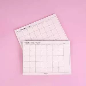 스케줄러 QU51QE57 60매 월간 먼슬리 플래너