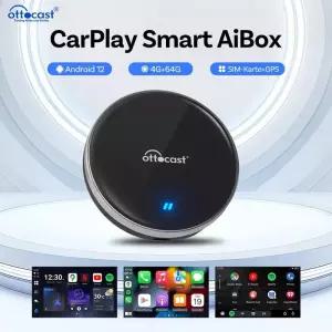 OTTOCAST P3 Lite OttoAiBox 안 Ai 박스 무선 CarPlay 자동차 액세서리 Play Store 2024 용 스마트 TV