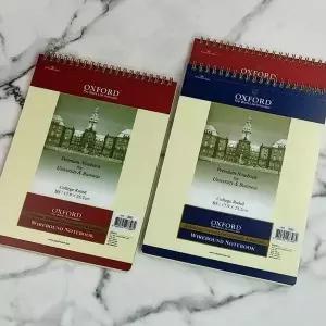 A4 OA63FJ56 절취 90매 노트 2권 상철 제본 학교 학습 사무용 필기 노트 세트