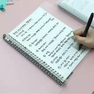 B5바인더 OX23JS38 반투명 바인더 눈노트 B5
