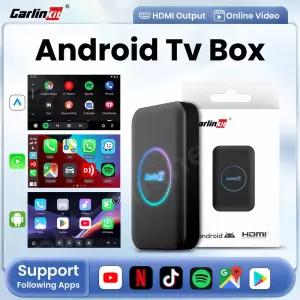 CarlinKit 안 TV 박스 라이트 CarPlay 오토 무선 어댑터(자동차 미디어 플레이어용) 넷플릭스 유튜브 IPTV