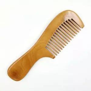 ( )복숭아 나무 굵은 빗 휴대용빗 머리정리빗 나무빗