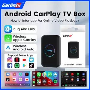 2026 CarlinKit 안 TV 박스 LITE CarPlay 자동 무선 USB Adatper 지원 Netfilx Youtube Spotify 차량용