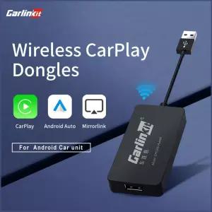 CarlinKit USB 유선/무선 CarPlay 동글 안 자동 AI 박스 rrorlink BT 연결 자동차 라디오