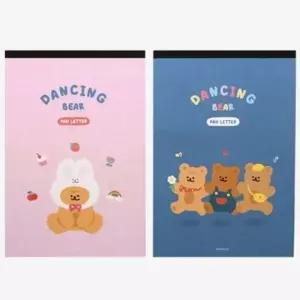 편지지 우편 카드 핑크풋 Q 랜덤 패드 생일 손편지