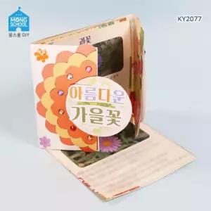 식물 북아트 가을꽃 구조 관찰 학습(4개) 집에서 식물학습 식물키우기