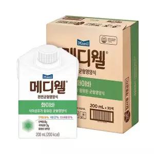 [NS홈쇼핑][ETV]메디웰 화이바팩 200ml 30팩 (1박스)[35945912]