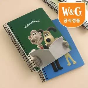 핑크풋 월레스와그로밋원링노트 메모장 노트 문구