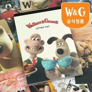 핑크풋 월레스와그로밋 패드 편지지 편지용지 문구