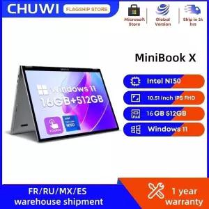 CHUWI 미니북 X 터치스크린 태블릿 노트북 2in 인텔 N50 6GB LPDDR5 SSD 05인치 2K FHD WiFi6 윈도우
